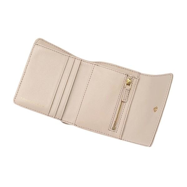 並行輸入 トリーバーチ  2つ折り財布 フレミング 31460 042 グレージュ系 爆買 | TORY BURCH | 03