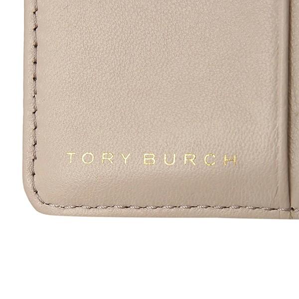並行輸入 トリーバーチ  2つ折り財布 フレミング 31460 042 グレージュ系 爆買 | TORY BURCH | 08