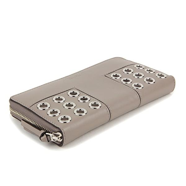 並行輸入 トリーバーチ 長財布(ラウンドファスナー) GROMMET MULTI GUSSET ZIP CONTINENTAL 31629 036 グレージュ系 爆買 | TORY BURCH | 02
