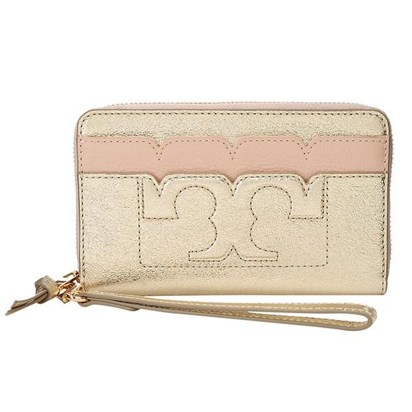並行輸入 トリーバーチ スマートフォンケース SMARTPHONE WRISTLET 32213 713 ベージュ系/ゴールド 爆買 | TORY BURCH