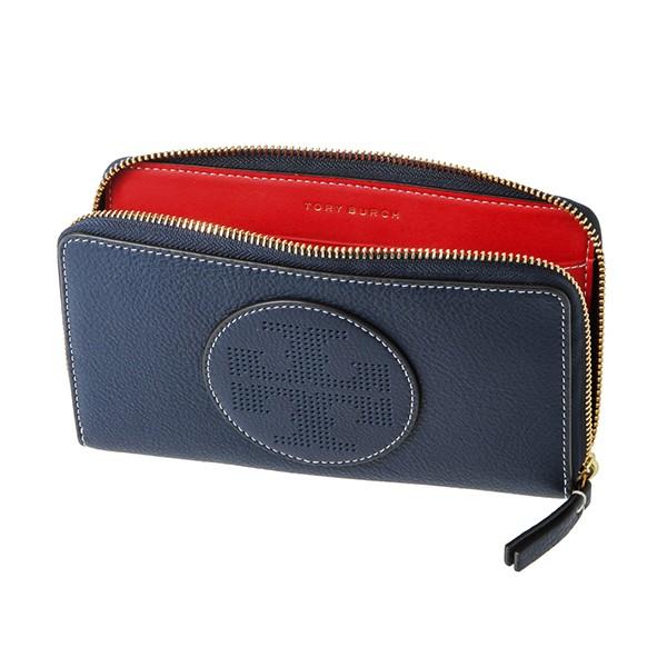 並行輸入 トリーバーチ 長財布(ラウンドファスナー) ZIP CONTINENTAL WALLET 36730 403 ネイビー 爆買 | TORY BURCH | 03