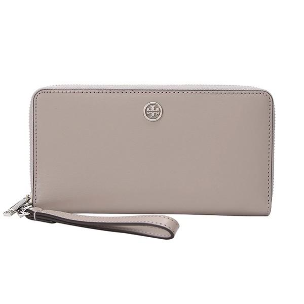並行輸入 トリーバーチ 長財布(ラウンドファスナー) ZIP CONTINENTAL WALLET 36799 041 グレージュ系/ライトブラウン 爆買 | TORY BURCH
