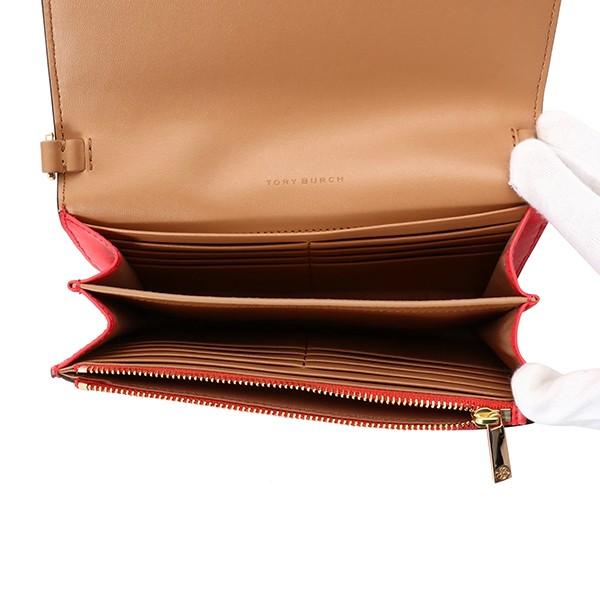 並行輸入 トリーバーチ 長財布 CHAIN WALLET 38963 607 レッド 赤 爆買 | TORY BURCH | 04