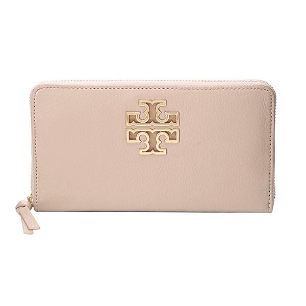 並行輸入 トリーバーチ 長財布(ラウンドファスナー) ZIP CONTINENTAL 39059 205 ピンクベージュ系 爆買 | TORY BURCH