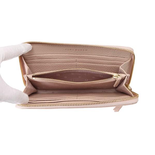 並行輸入 トリーバーチ 長財布(ラウンドファスナー) ZIP CONTINENTAL 39059 205 ピンクベージュ系 爆買 | TORY BURCH | 03