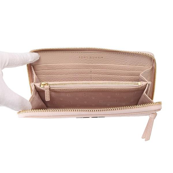 並行輸入 トリーバーチ 長財布(ラウンドファスナー) ZIP CONTINENTAL 39059 205 ピンクベージュ系 爆買 | TORY BURCH | 04