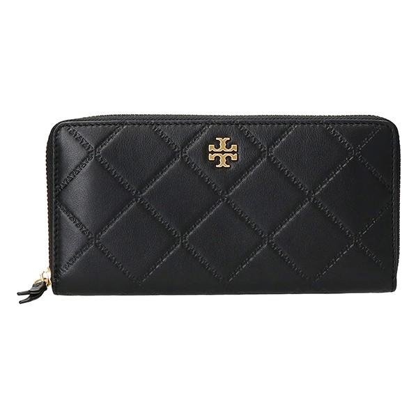 並行輸入 トリーバーチ 長財布(ラウンドファスナー) ZIP CONTINENTAL WALLET 39962 001 ブラック 黒 爆買 | TORY BURCH