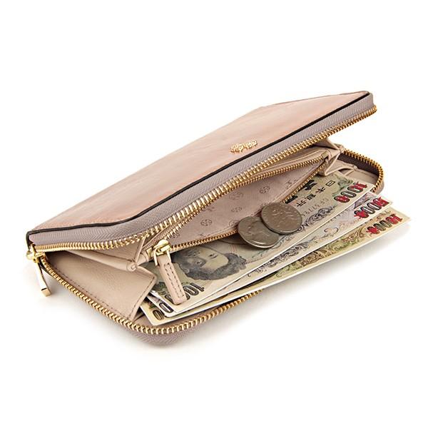 並行輸入 トリーバーチ 長財布(ラウンドファスナー) METALLIC ZIP CONTINENTAL WALLET 40099 694 ピンク系 爆買 | TORY BURCH | 04