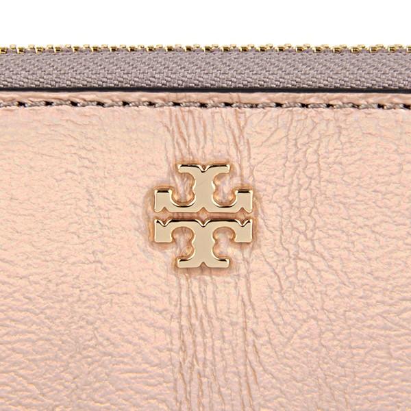 並行輸入 トリーバーチ 長財布(ラウンドファスナー) METALLIC ZIP CONTINENTAL WALLET 40099 694 ピンク系 爆買 | TORY BURCH | 05