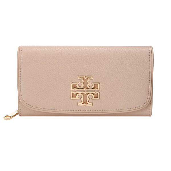 並行輸入 トリーバーチ 長財布 DUO ENVELOPE CONTINENTAL 43496 205 ピンクベージュ系 爆買 | TORY BURCH