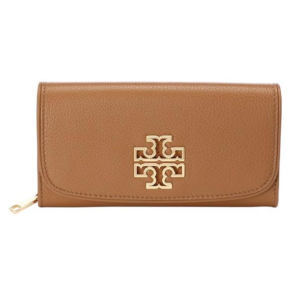 並行輸入 トリーバーチ  長財布 ブリテン 43496 209 ブラウン 茶 爆買 | TORY BURCH