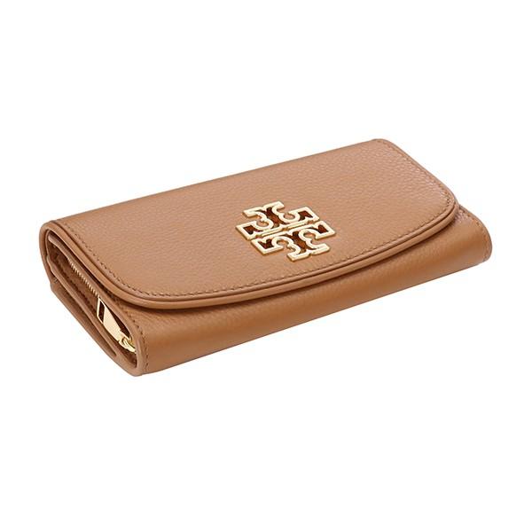 並行輸入 トリーバーチ  長財布 ブリテン 43496 209 ブラウン 茶 爆買 | TORY BURCH | 02