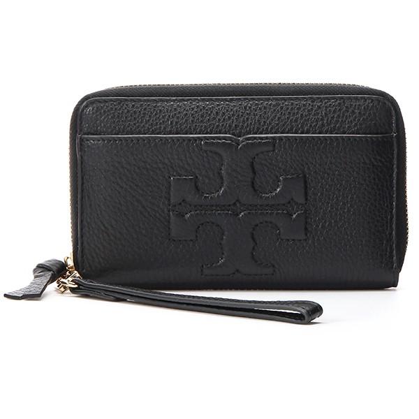 並行輸入 トリーバーチ スマートフォンケース SMARTPHONE WRISTLET 48310 001 ブラック 黒 爆買 | TORY BURCH