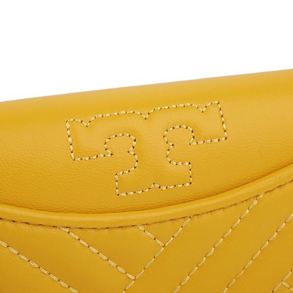 並行輸入 トリーバーチ  カードケース アレクサ 50648 764 イエロー 黄 爆買 | TORY BURCH | 05