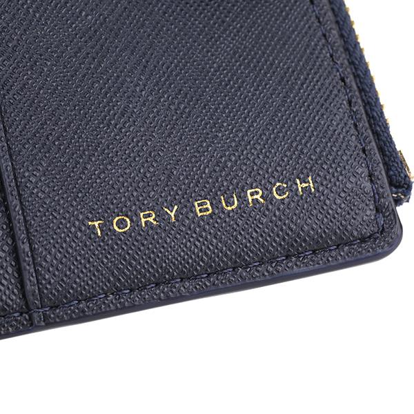 トリーバーチ 2つ折り財布 ネイビー 紺 TORY BURCH 52902 405