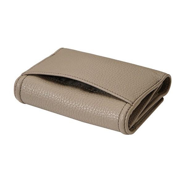 並行輸入 トリーバーチ 3つ折り財布 MEDIUM FLAP WALLET 55376 036 グレージュ系 爆買 | TORY BURCH | 03