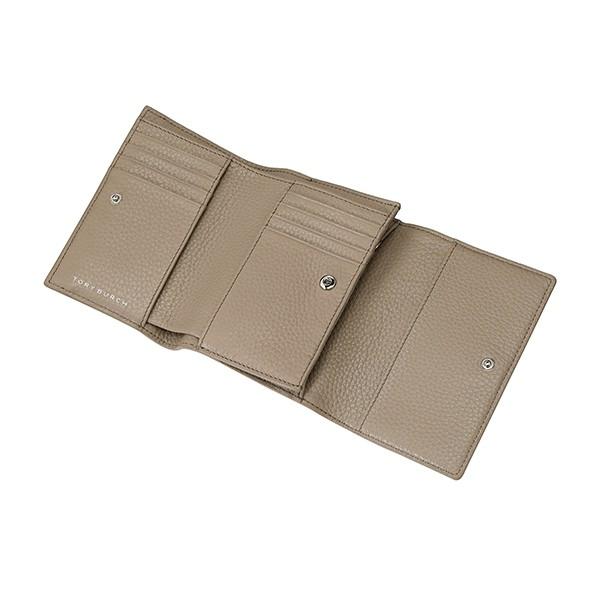並行輸入 トリーバーチ 3つ折り財布 MEDIUM FLAP WALLET 55376 036 グレージュ系 爆買 | TORY BURCH | 04