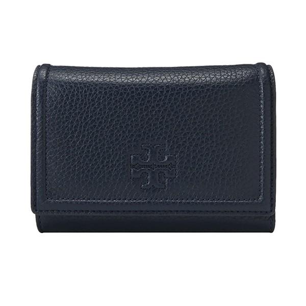 並行輸入 トリーバーチ 3つ折り財布 TORY BURCH テア 55376 403レディース ネイビー 紺 | TORY BURCH