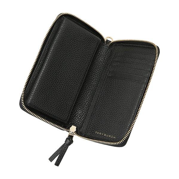 【新品】Tory Burch フォンケース　ブラック　黒 トリーバーチ Tory Burch スマートフォンケース フォンショルダー