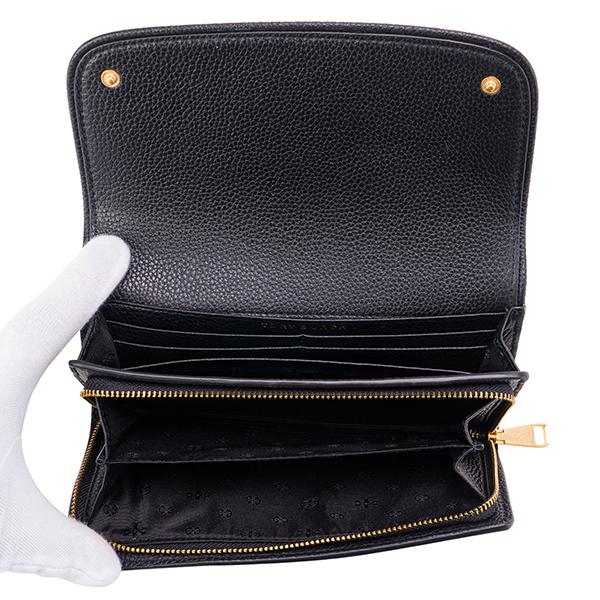 並行輸入 トリーバーチ  長財布 ブリテン 60414 002 ブラック 黒 爆買 | TORY BURCH | 05
