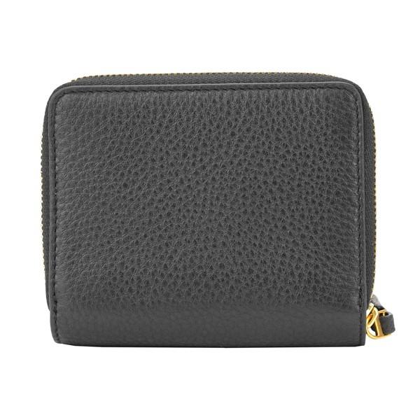 美品✨　トリーバーチ　折り財布　黒　シボ革　金具ロゴ　シンプル gto0370447001-1.jpg