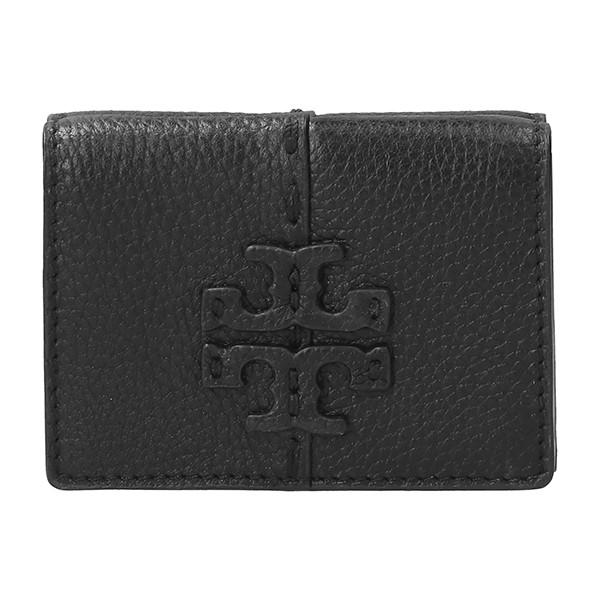 並行輸入 トリーバーチ  3つ折り財布 マグロウ 61970 001 ブラック 黒 爆買 | TORY BURCH