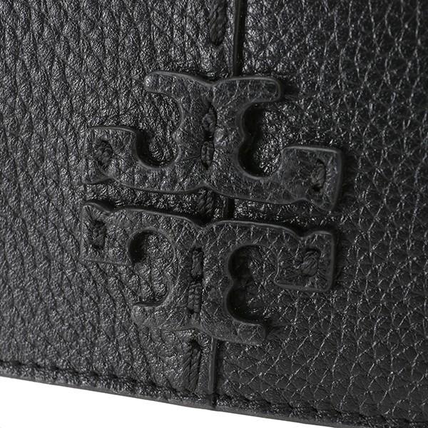 並行輸入 トリーバーチ  3つ折り財布 マグロウ 61970 001 ブラック 黒 爆買 | TORY BURCH | 07