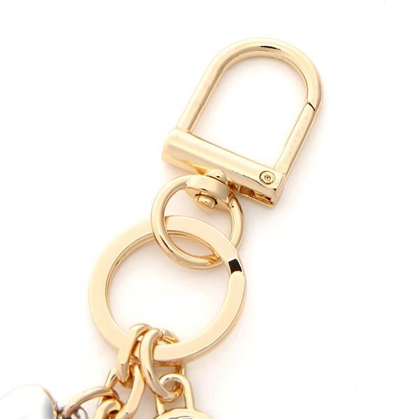 並行輸入 トリーバーチ キーホルダー KEY FOB 50833 701 ゴールド 金/シルバー/レッド 赤 爆買 | TORY BURCH | 04