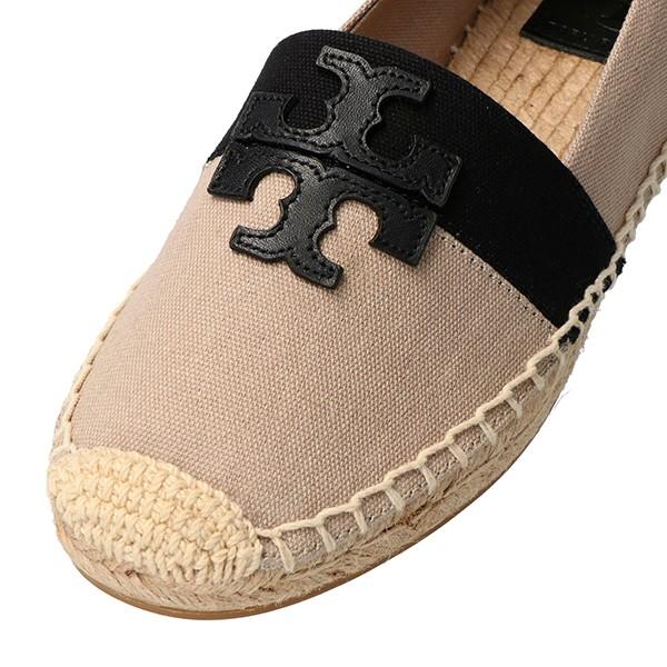 並行輸入 トリーバーチ スリッポン FLAT ESPADRILLE 40034 270 7 ナチュラル/ブラック 黒 爆買 | TORY BURCH | 04