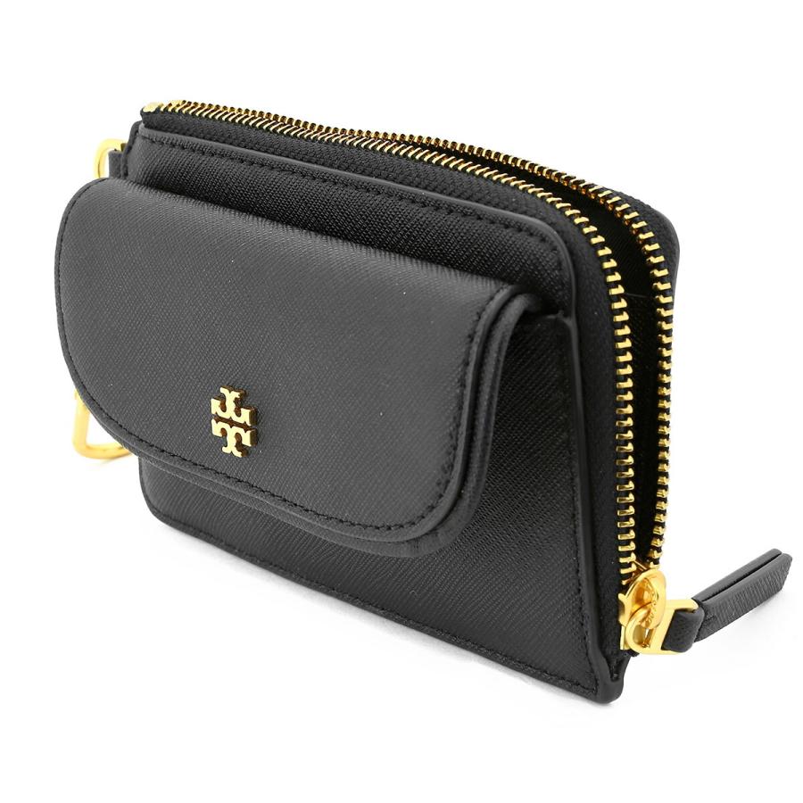 TORY BURCH ブラック 三つ折りキーケース TORY BURCH ブラック 三つ折りキーケース TORY BURCH ブラック