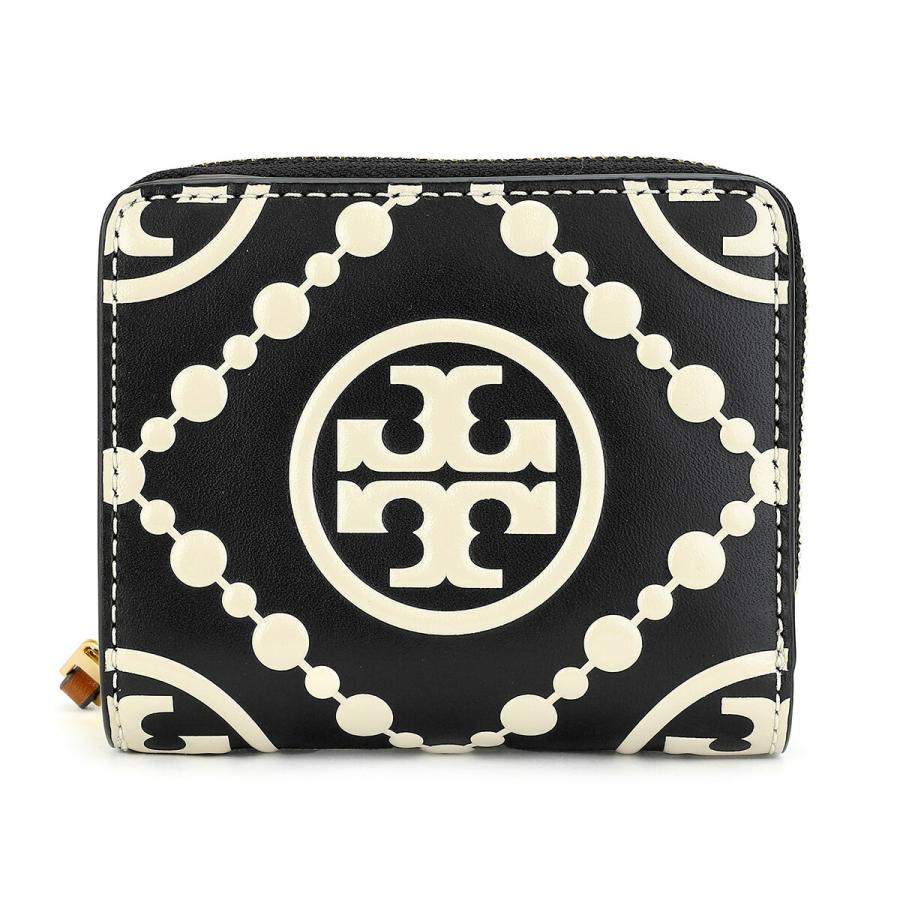 トリーバーチ 2つ折り財布 TORY BURCH Tモノグラム コントラスト 