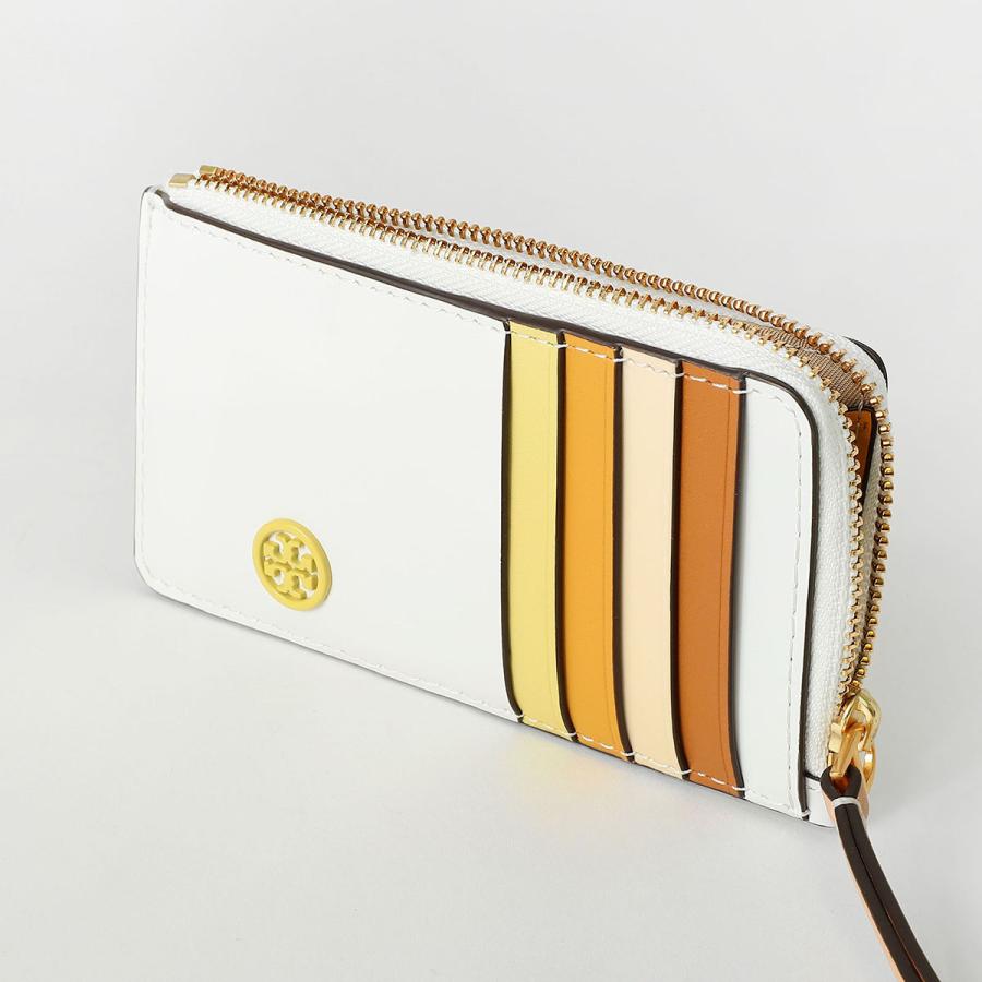 並行輸入 トリーバーチ カードケース TORY BURCH ロビンソン スパッツォラート トップ 150211 137 レディース ホワイト 白 | TORY BURCH | 03