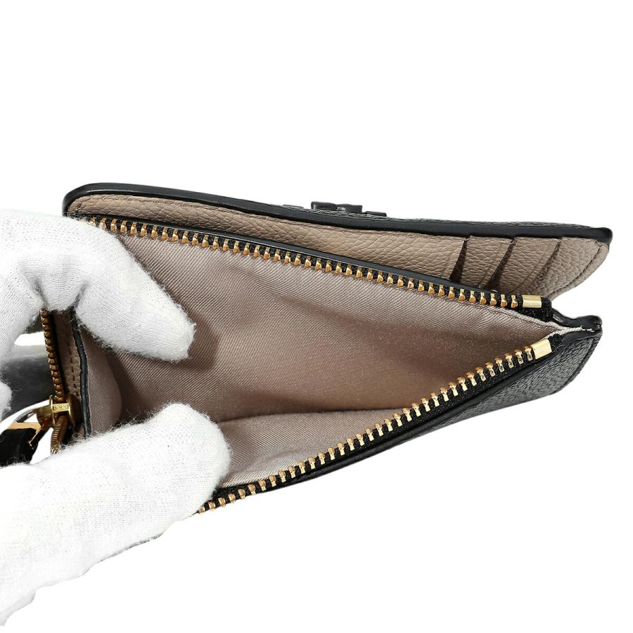 【TORY BURCH】トリーバーチ 美品 長財布 マックグロー シボ革 黒 TORY BURCH MCGRAW Zip Continental Wallet トリーバーチ マック