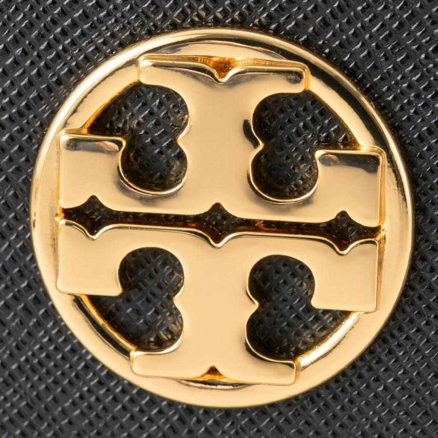 【美品】トリーバーチ トートバッグ 肩掛け ロゴ サフィアーノレザー 黒 美品✨トリーバーチ トートバッグ エマーソン サフィアーノ