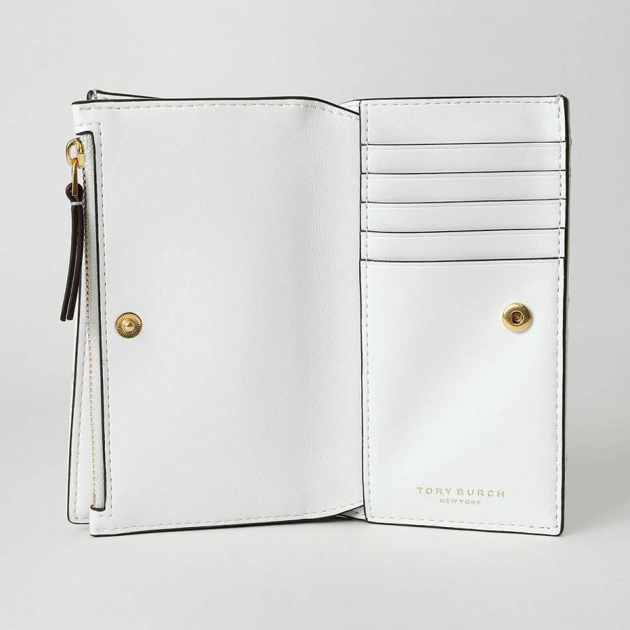 【未使用】トリーバーチ ミディアム ウォレット ウィラ 二つ折り財布 ラスト TORY BURCH（トリーバーチ） 並行輸入 2つ折り財布 ウィラ グレイズド