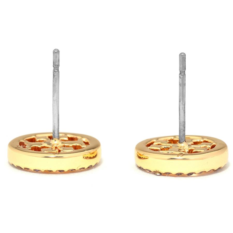 並行輸入 トリーバーチ ピアス TORY BURCH クリスタルロゴサークル 53422 702レディース ゴールド 金 | TORY BURCH | 02