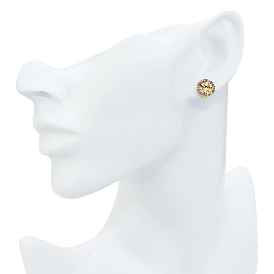 並行輸入 トリーバーチ ピアス TORY BURCH クリスタルロゴサークル 53422 702レディース ゴールド 金 | TORY BURCH | 05