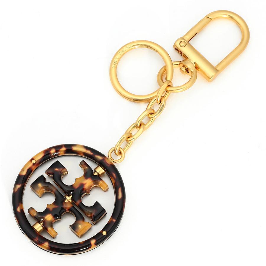 並行輸入 トリーバーチ キーホルダー TORY BURCH トータス 84137 886レディース ブラウン 茶 ゴールド 金 | TORY BURCH