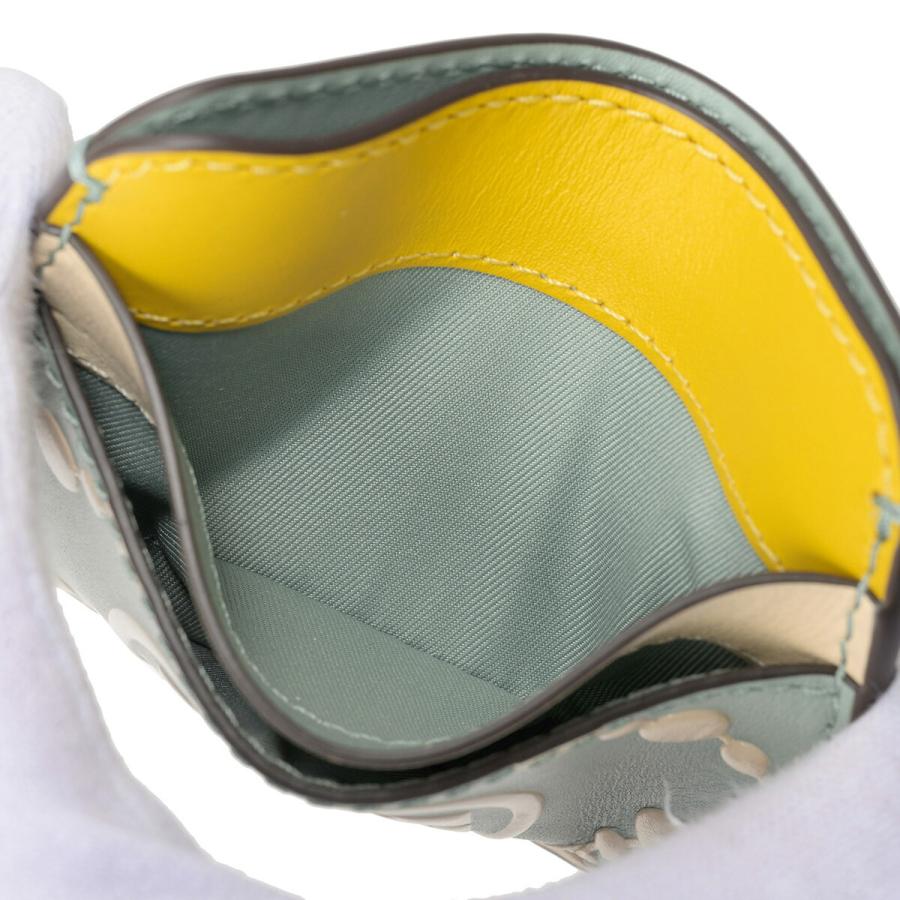 並行輸入 トリーバーチ カードケース TORY BURCH Tモノグラム コントラスト エンボス 87184 416レディース ライトブルー 水色 | TORY BURCH | 05