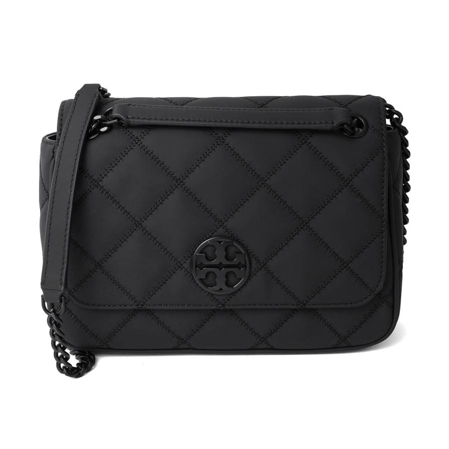 Tory Burch ブラックショルダーバッグ TORY BURCH 並行輸入 トリーバーチ ショルダーバッグ ウィラ