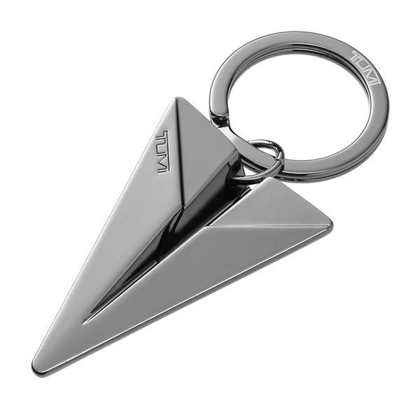 並行輸入 トゥミ キーホルダー オリガミ エアプレーン・キーフォブ 14766GM ガンメタル 爆買 | TUMI