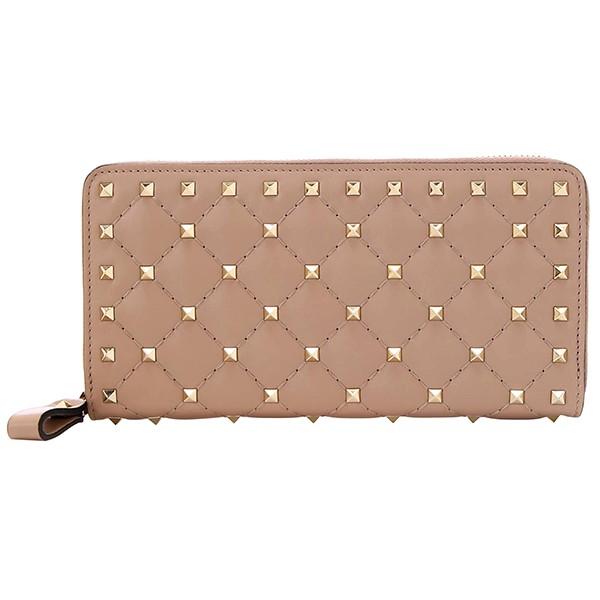 並行輸入 ヴァレンティノ 長財布(ラウンドファスナー) ピンクベージュ系 VALENTINO NW2P0P00 NAP P45 爆買 | VALENTINO