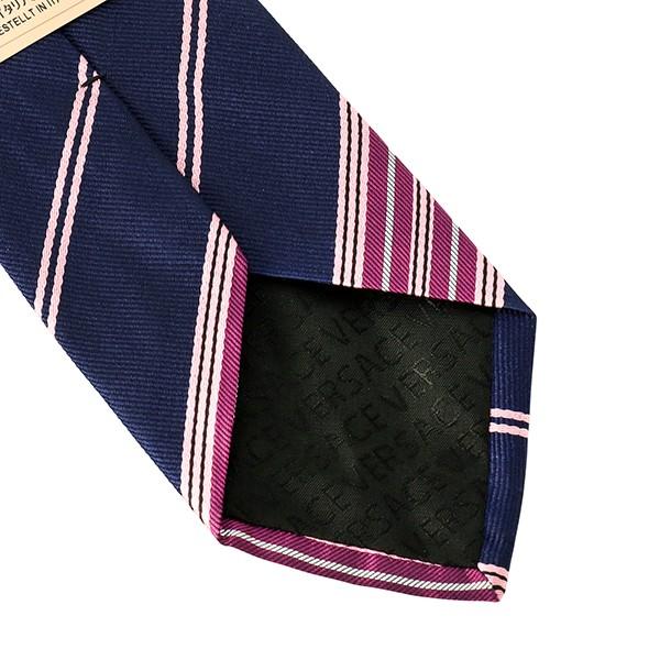 並行輸入 ヴェルサーチ  ネクタイ シルク 0330 0003 ネイビー 爆買 | VERSACE | 05