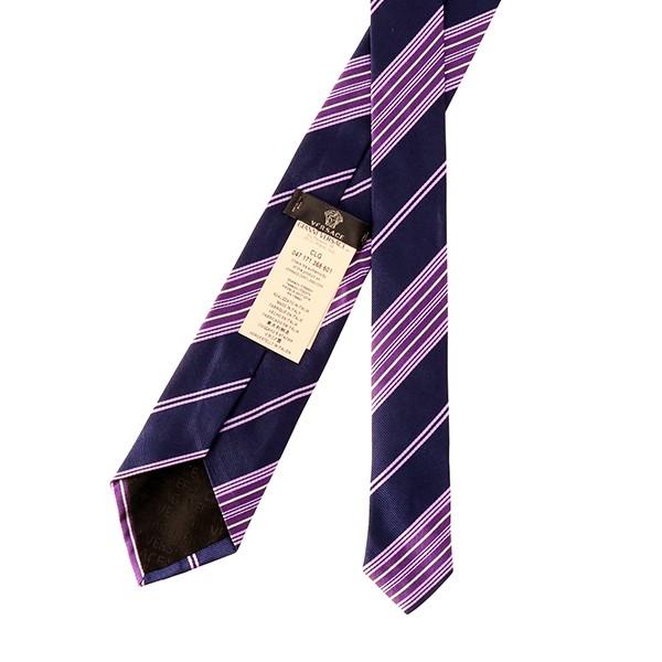 並行輸入 ヴェルサーチ  ネクタイ シルク 0330 0004 ネイビー 爆買 | VERSACE | 03