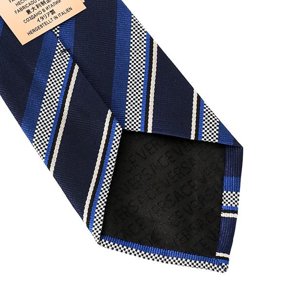 並行輸入 ヴェルサーチ  ネクタイ シルク 0333 0002 ネイビー 爆買 | VERSACE | 05