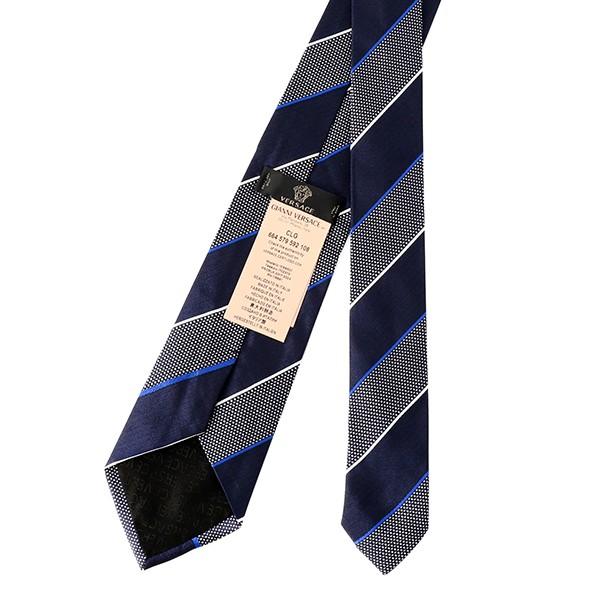 並行輸入 ヴェルサーチ  ネクタイ シルク 0634 0001 ブルー 青 爆買 | VERSACE | 03