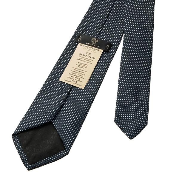 並行輸入 ヴェルサーチ ネクタイ SILK TIE 0672 0002 ブルー 青 爆買 | VERSACE | 03