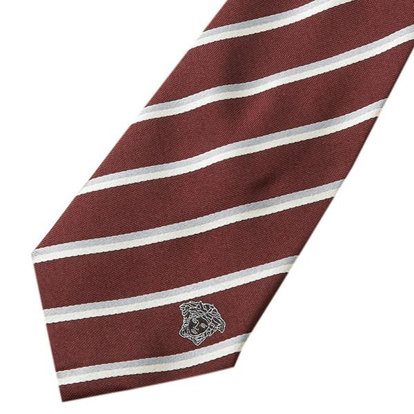 並行輸入 ヴェルサーチ ネクタイ SILK TIE 0676 0003 ボルドー 爆買 | VERSACE | 01