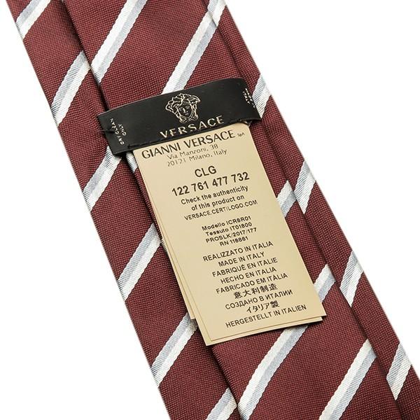並行輸入 ヴェルサーチ ネクタイ SILK TIE 0676 0003 ボルドー 爆買 | VERSACE | 04