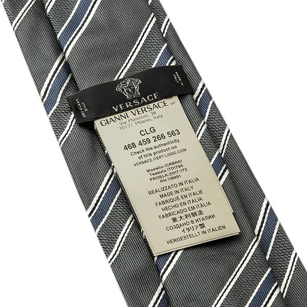 並行輸入 ヴェルサーチ ネクタイ SILK TIE 0678 0005 グレー 爆買 | VERSACE | 04